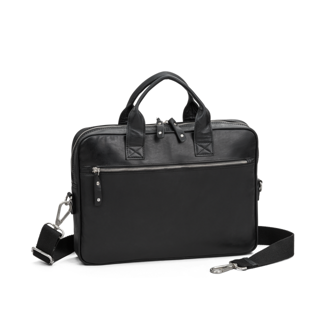 Florence pc-veske i skinn 13" Svart